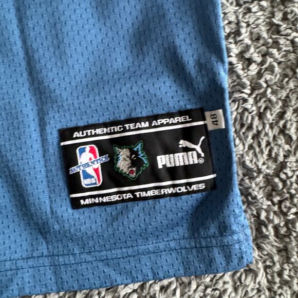 Rare Puma Authentic 2000 Wally Szczerbiak NBA Minnesota Timberwolves Jersey XL - Picture 9 of 11